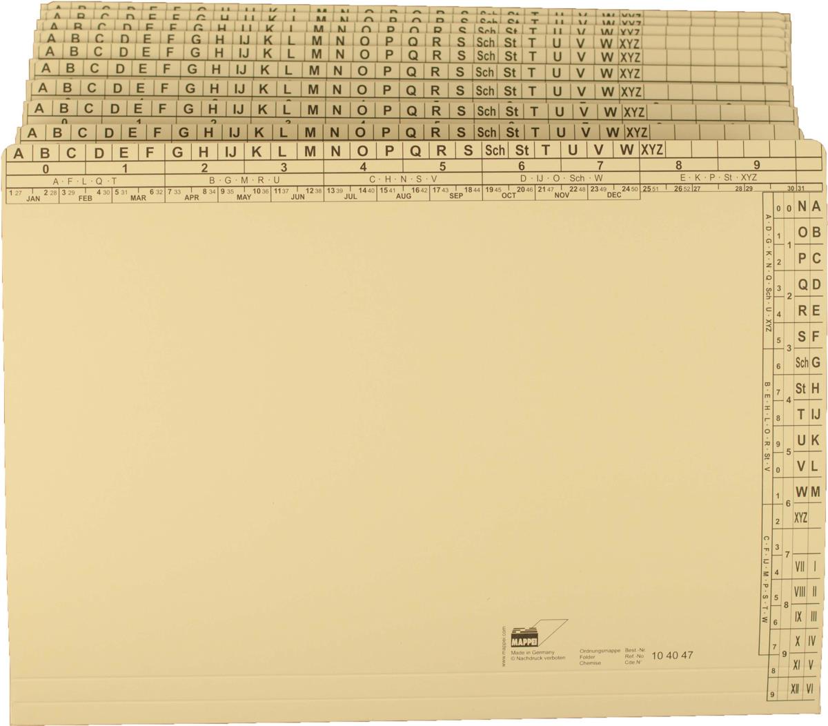 Kennenlernset Ordnungsmappe f. DIN A4, 350 g/qm